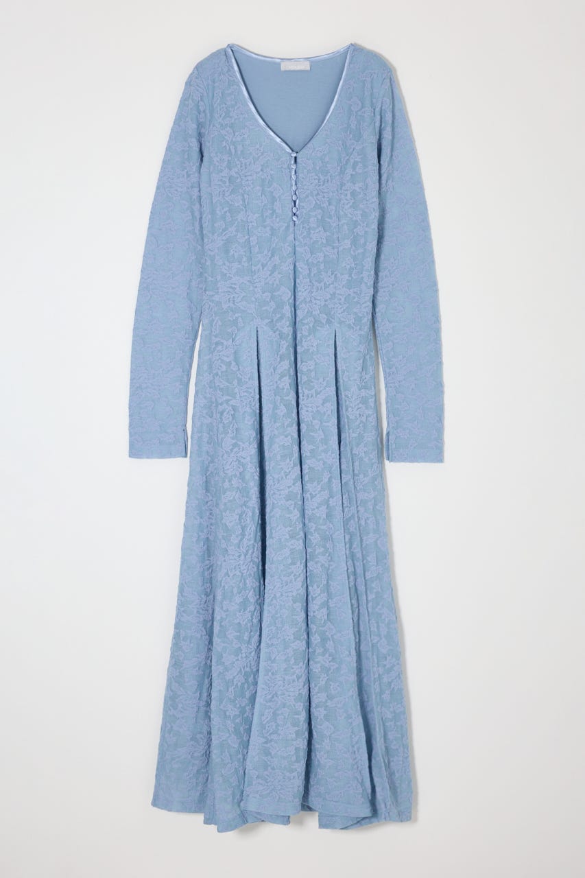 SCOOP NECK MAXI ドレス BLU 2