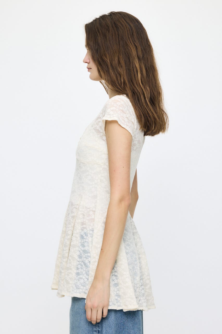 LACE SKATER ドレス IVOY FREE