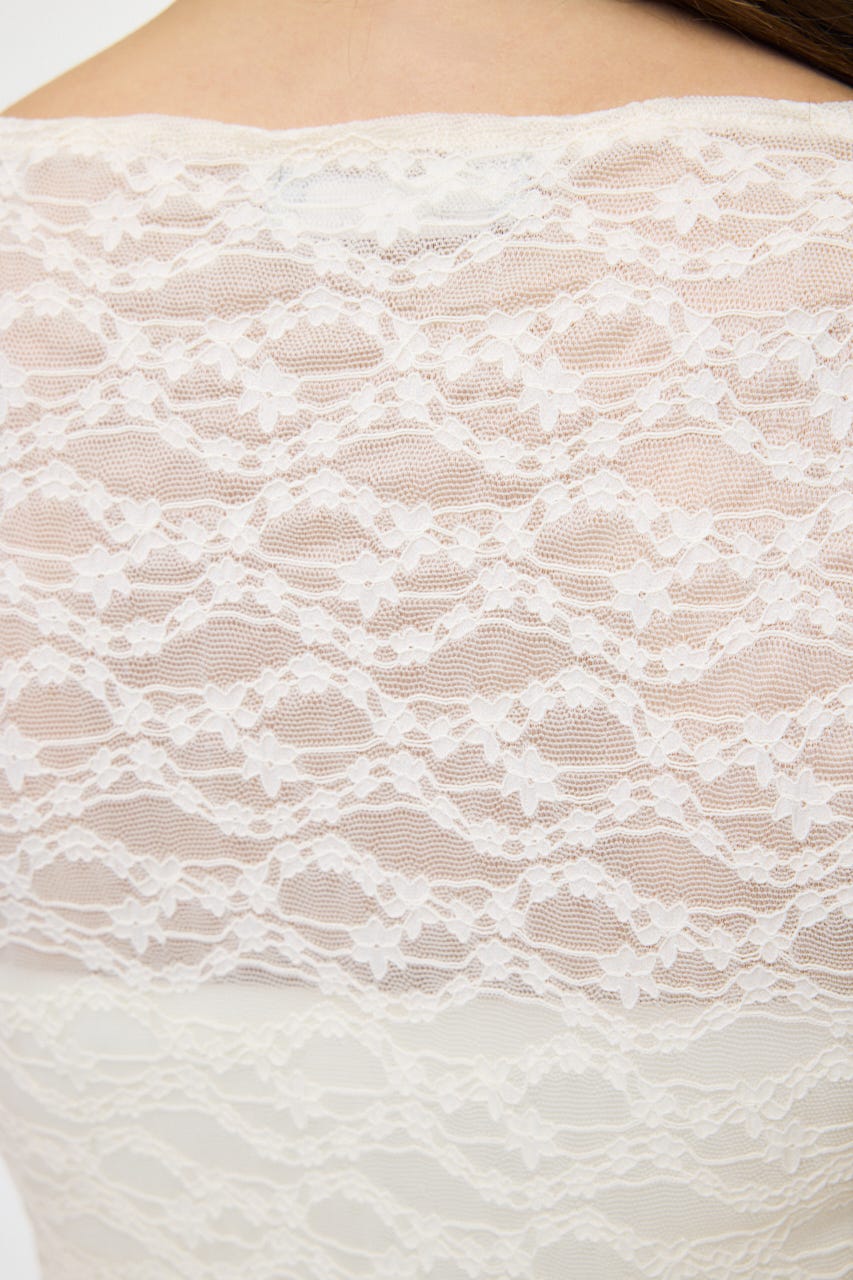 LACE SKATER ドレス IVOY FREE