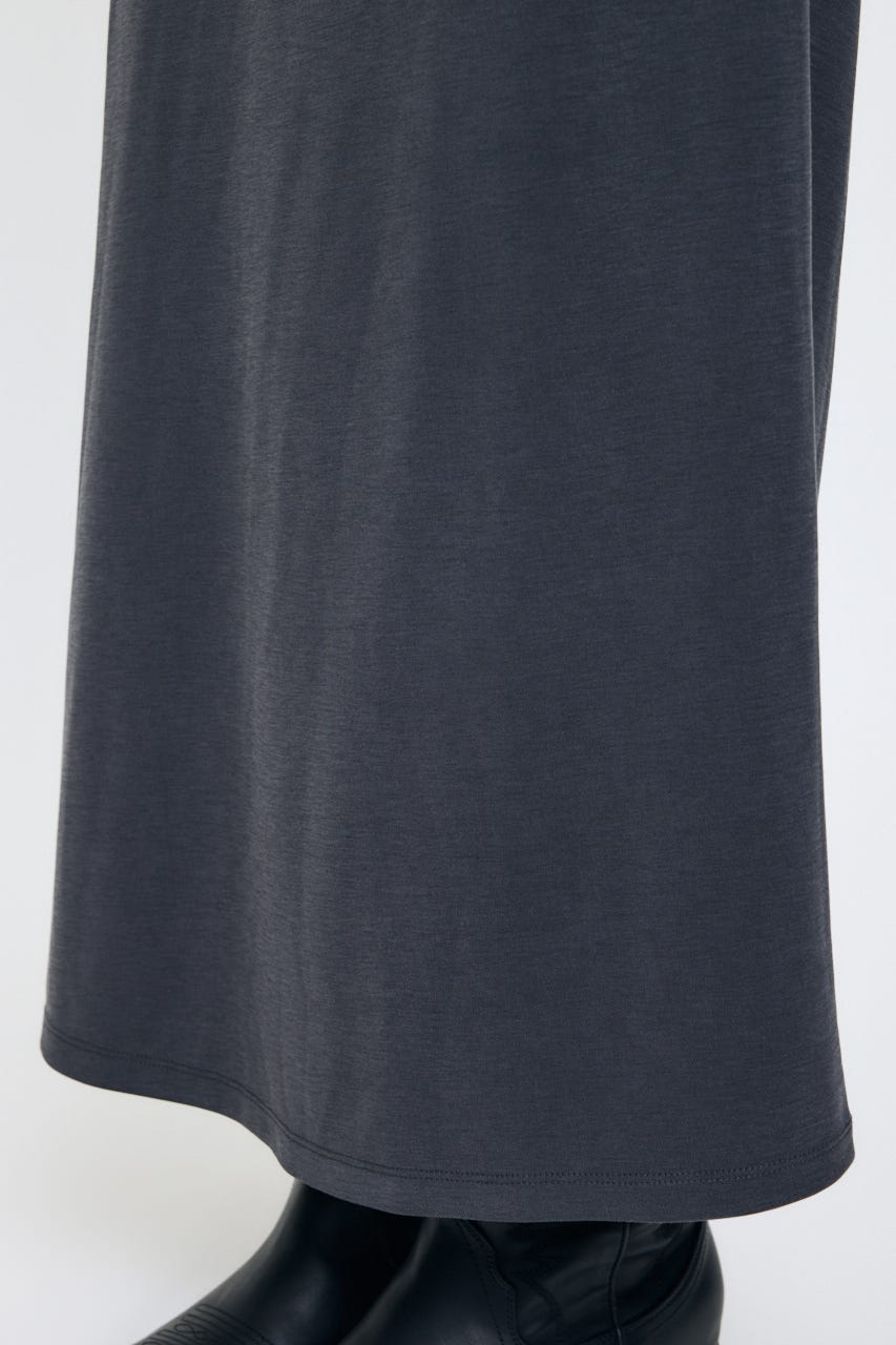 ASSYMMETRY NECK JERSEY ドレス GRY 2