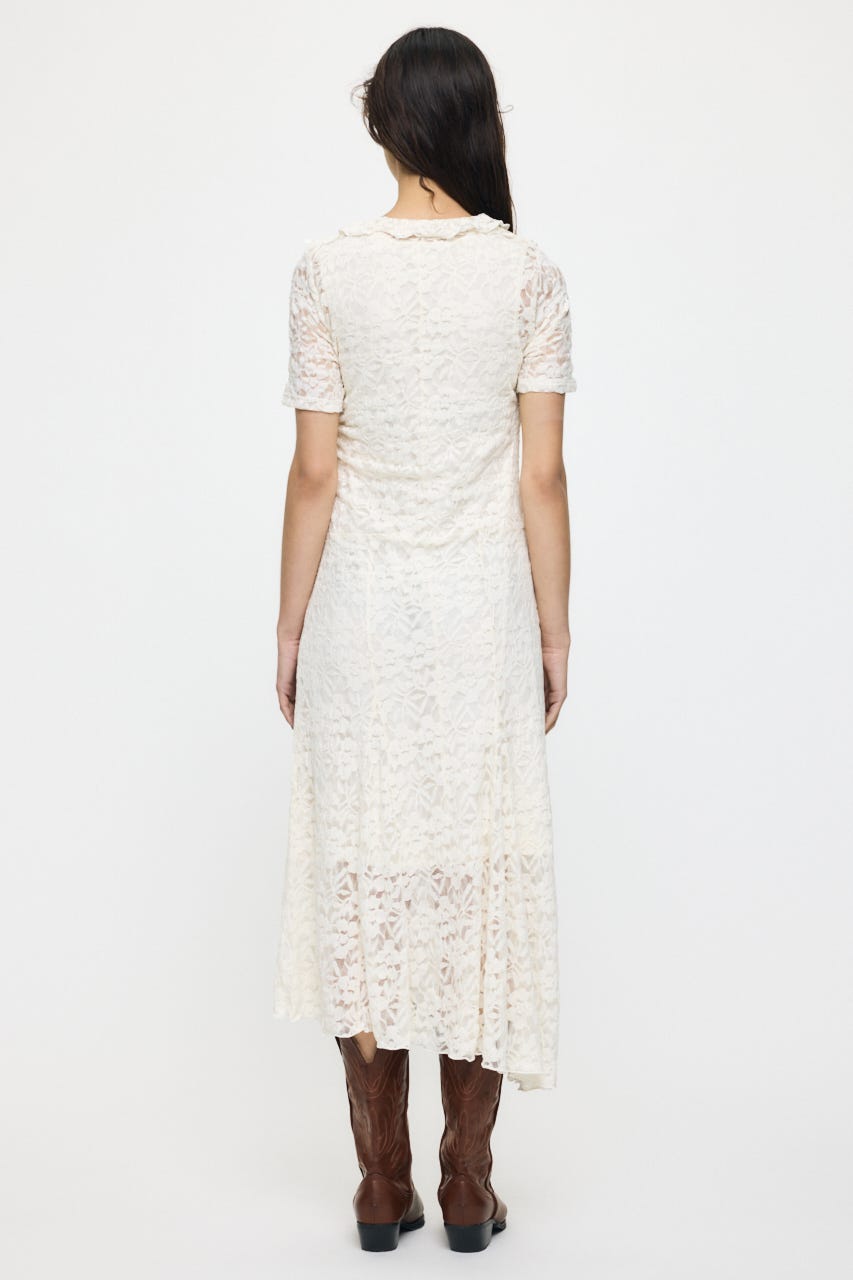 CUT LACE ASYMMETRY ドレス IVOY 2