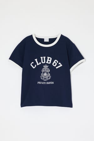CLUB 67 RINGER TEE