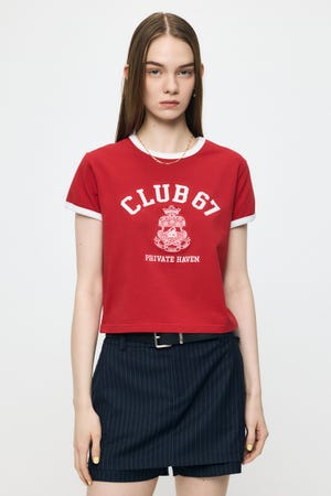 CLUB 67 RINGER TEE