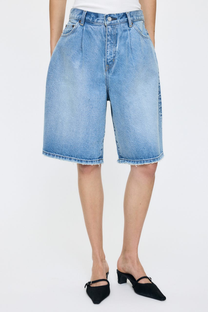 TUCKED COCOON BERMUDA ショーツ L/BLU 0