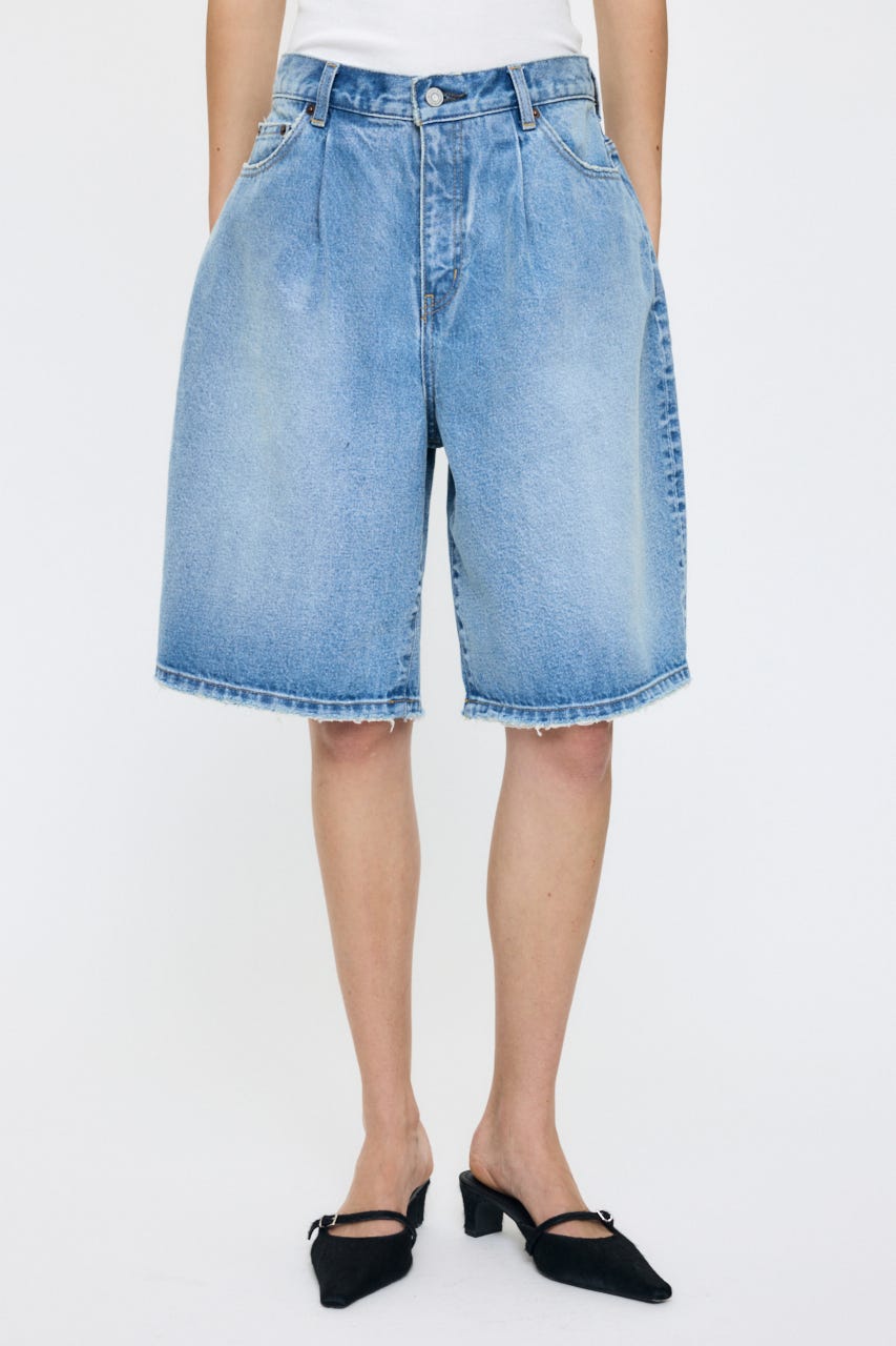 TUCKED COCOON BERMUDA ショーツ L/BLU 0