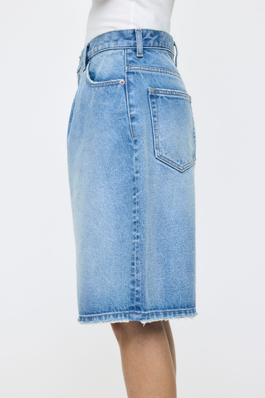 TUCKED COCOON BERMUDA ショーツ L/BLU 0