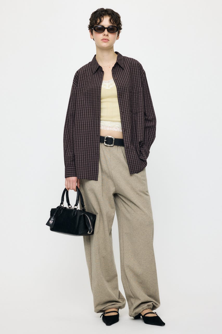 SUCKER CHECK シャツ BRN 2