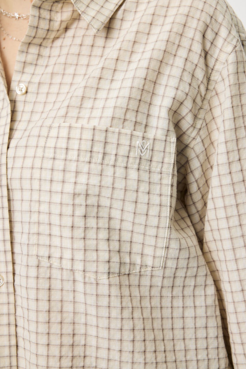 SUCKER CHECK シャツ IVOY 1