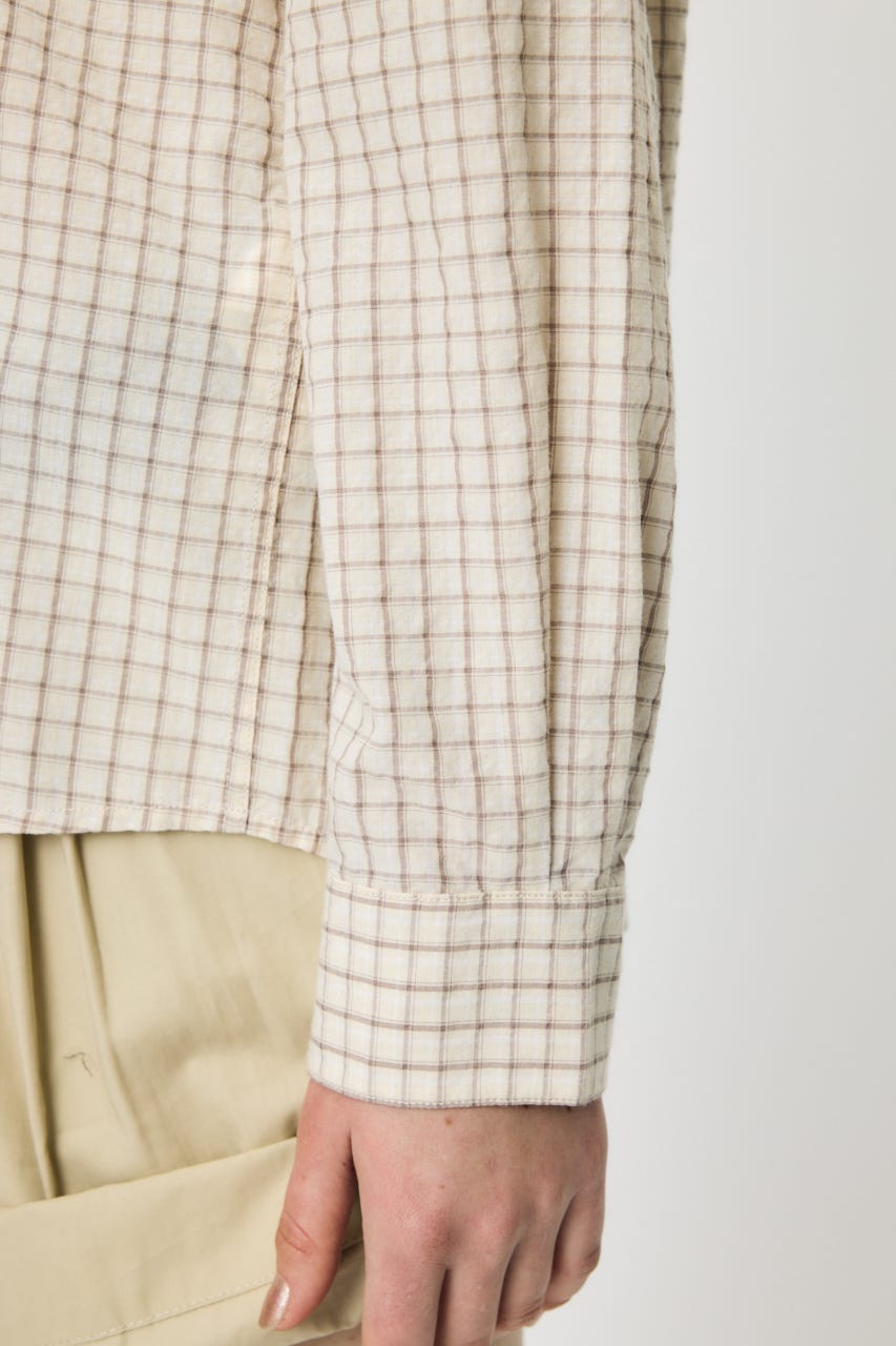 SUCKER CHECK シャツ IVOY 1