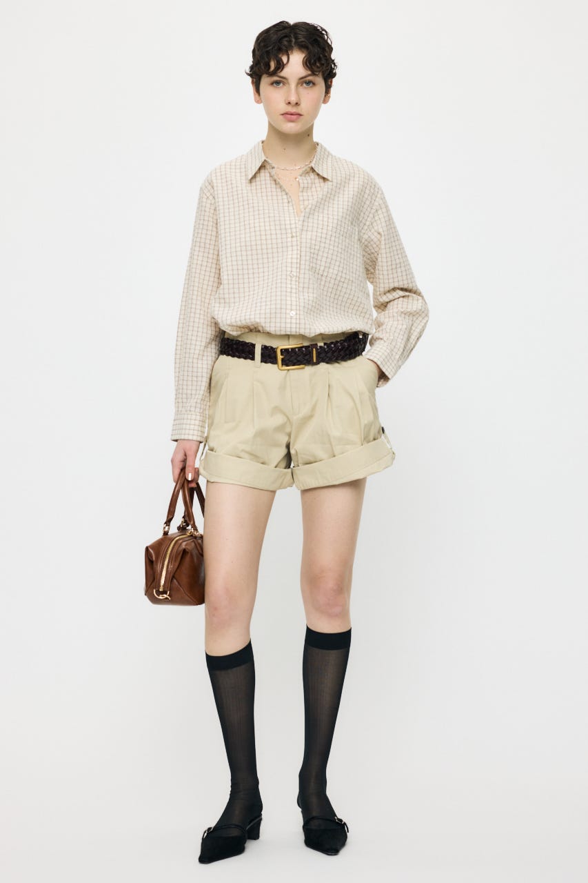 SUCKER CHECK シャツ IVOY 1