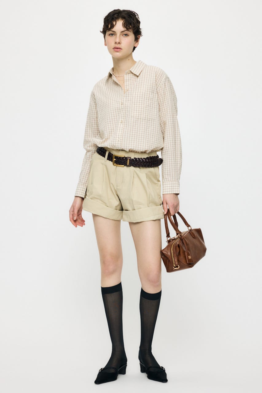 SUCKER CHECK シャツ IVOY 1