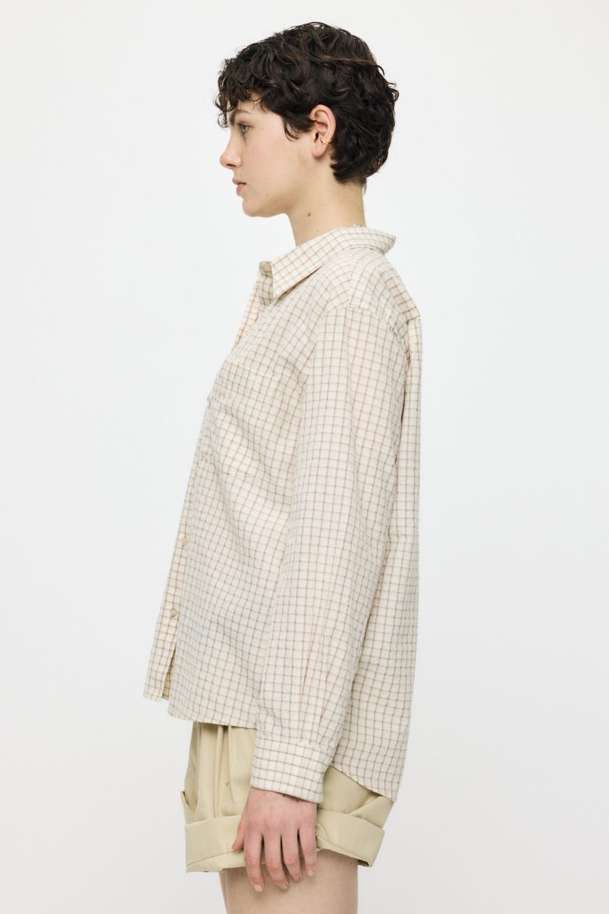 SUCKER CHECK シャツ IVOY 1