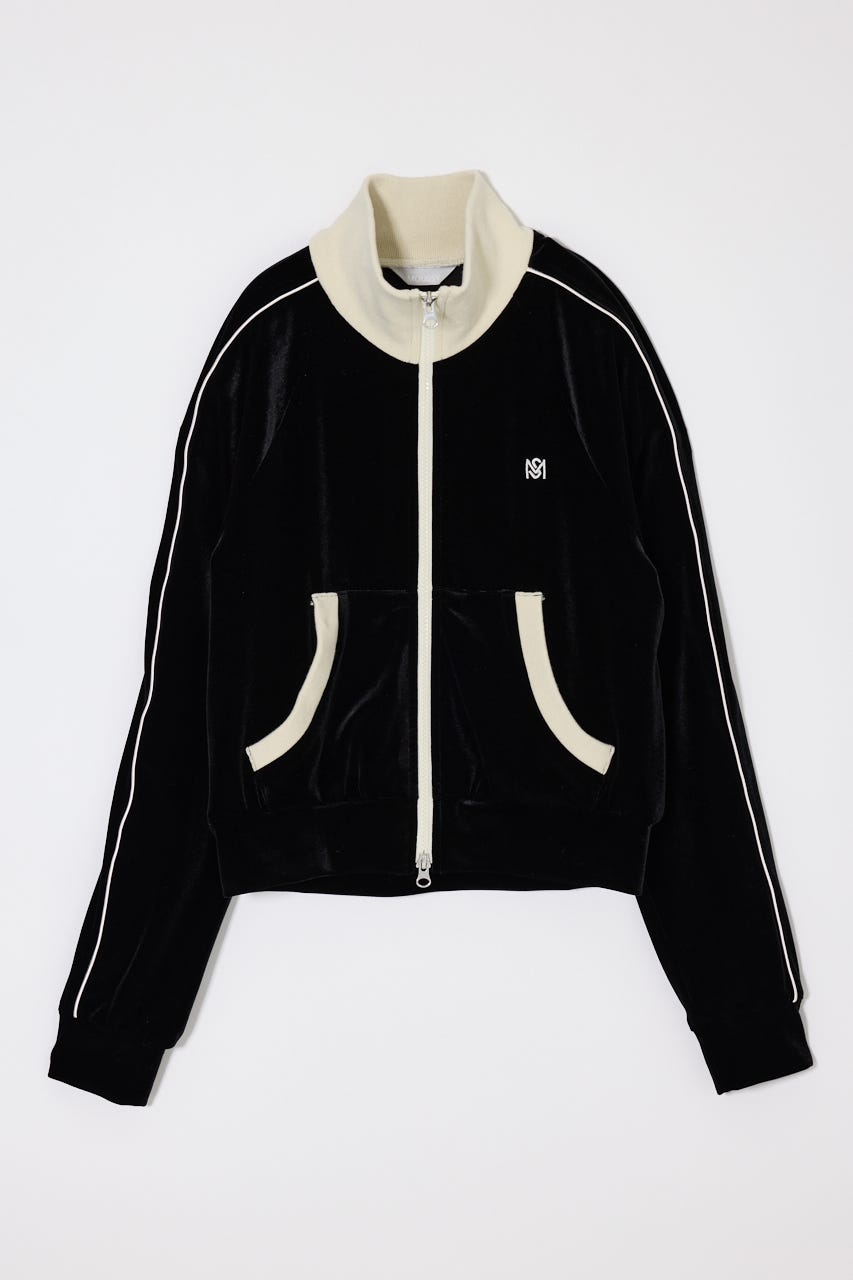 【SS先行アイテム】VELOUR TRACK ジャケット BLK FREE