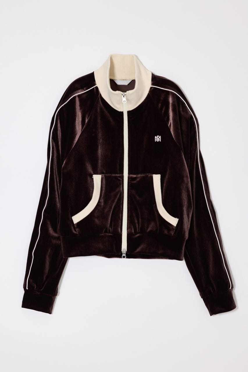 【SS先行アイテム】VELOUR TRACK ジャケット BRN FREE