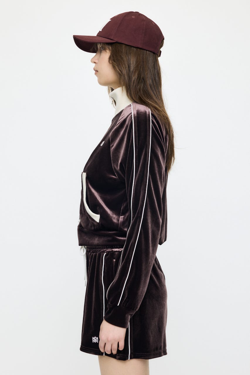 【SS先行アイテム】VELOUR TRACK ジャケット BRN FREE