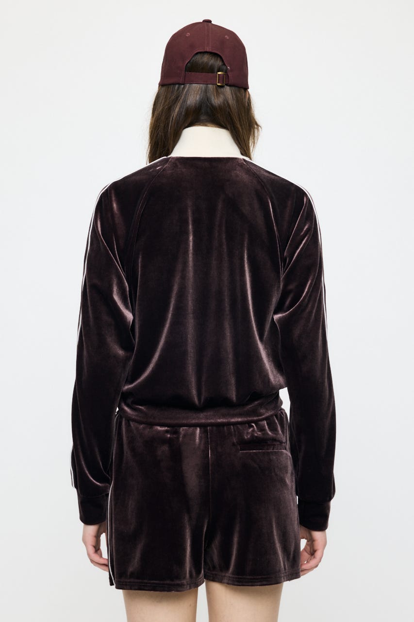 【SS先行アイテム】VELOUR TRACK ジャケット BRN FREE