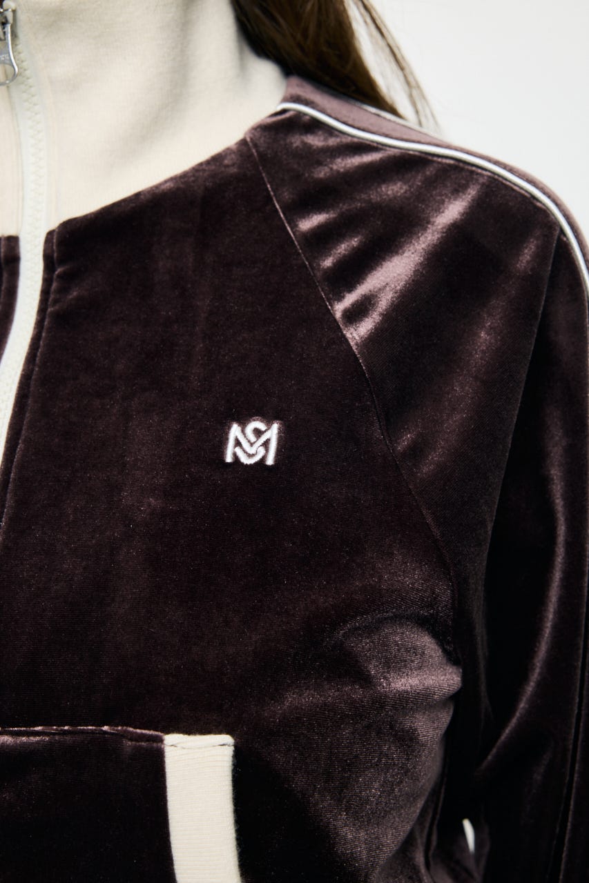 【SS先行アイテム】VELOUR TRACK ジャケット BRN FREE