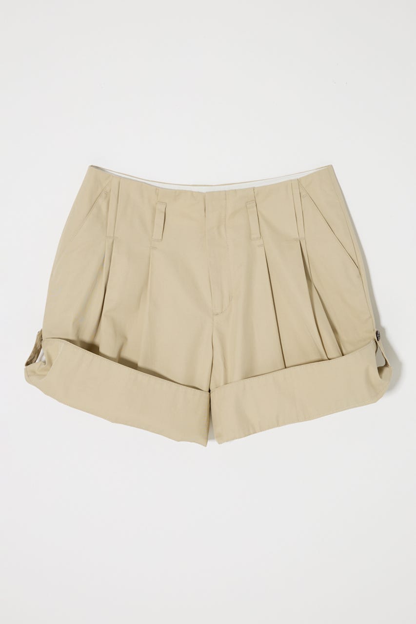 ROLL UP HEM CHINO ショーツ L/BEG 1