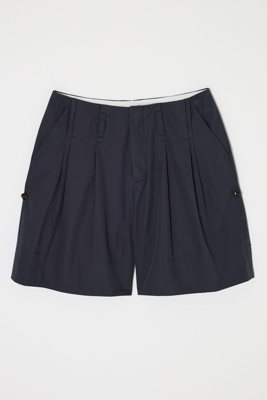 ROLL UP HEM CHINO ショーツ NVY 1