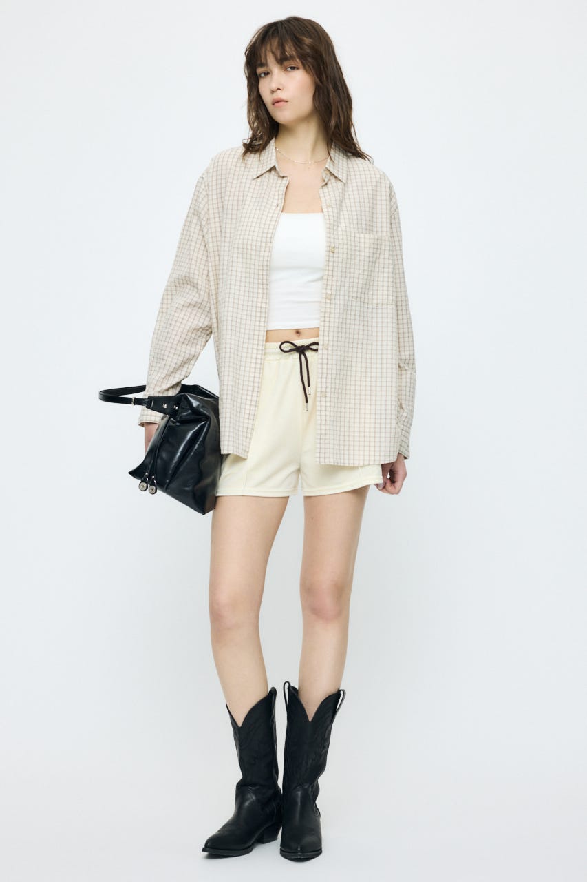 VELOUR TRACK ショーツ IVOY FREE