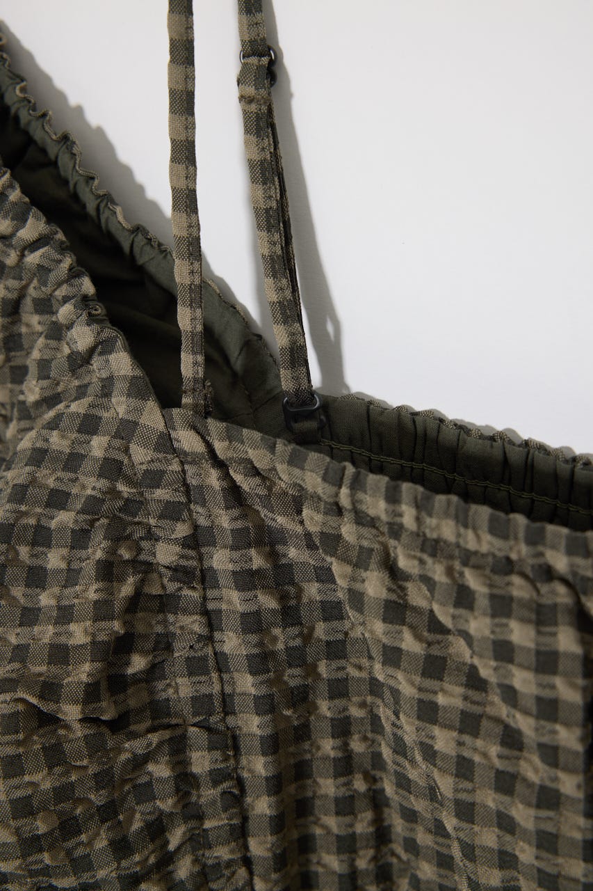 MULTIWAY GATHER MINI ドレス 柄KHA 2