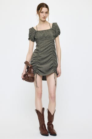 MULTIWAY GATHER MINI ドレス