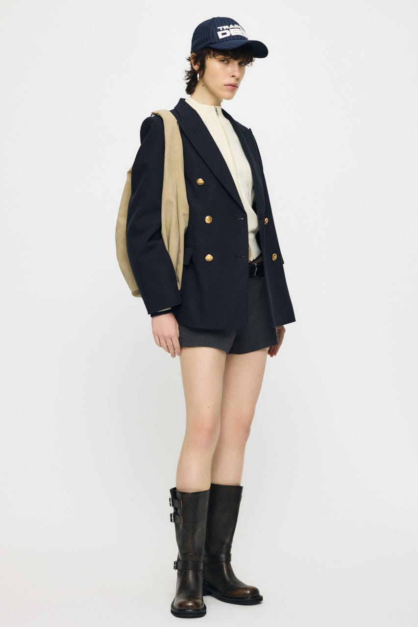 3D LOGO BASEBALL キャップ 柄NVY FREE