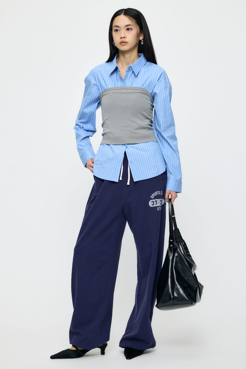 KNIT BARE トップス T.GRY FREE