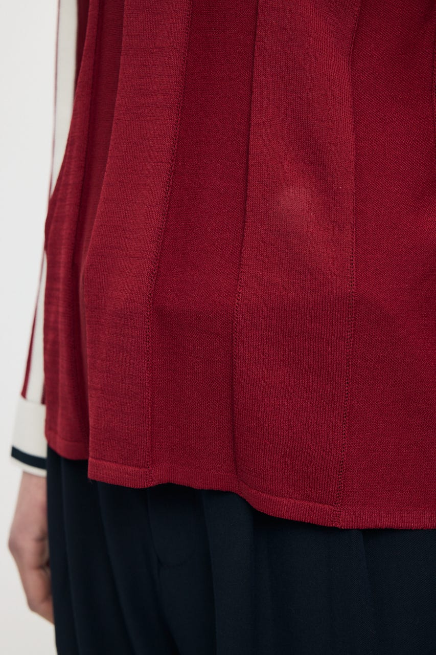 KNIT GAME シャツ D/RED FREE