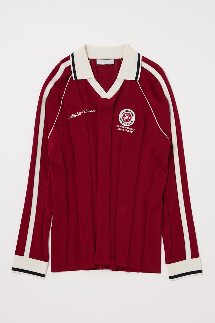 KNIT GAME シャツ D/RED FREE