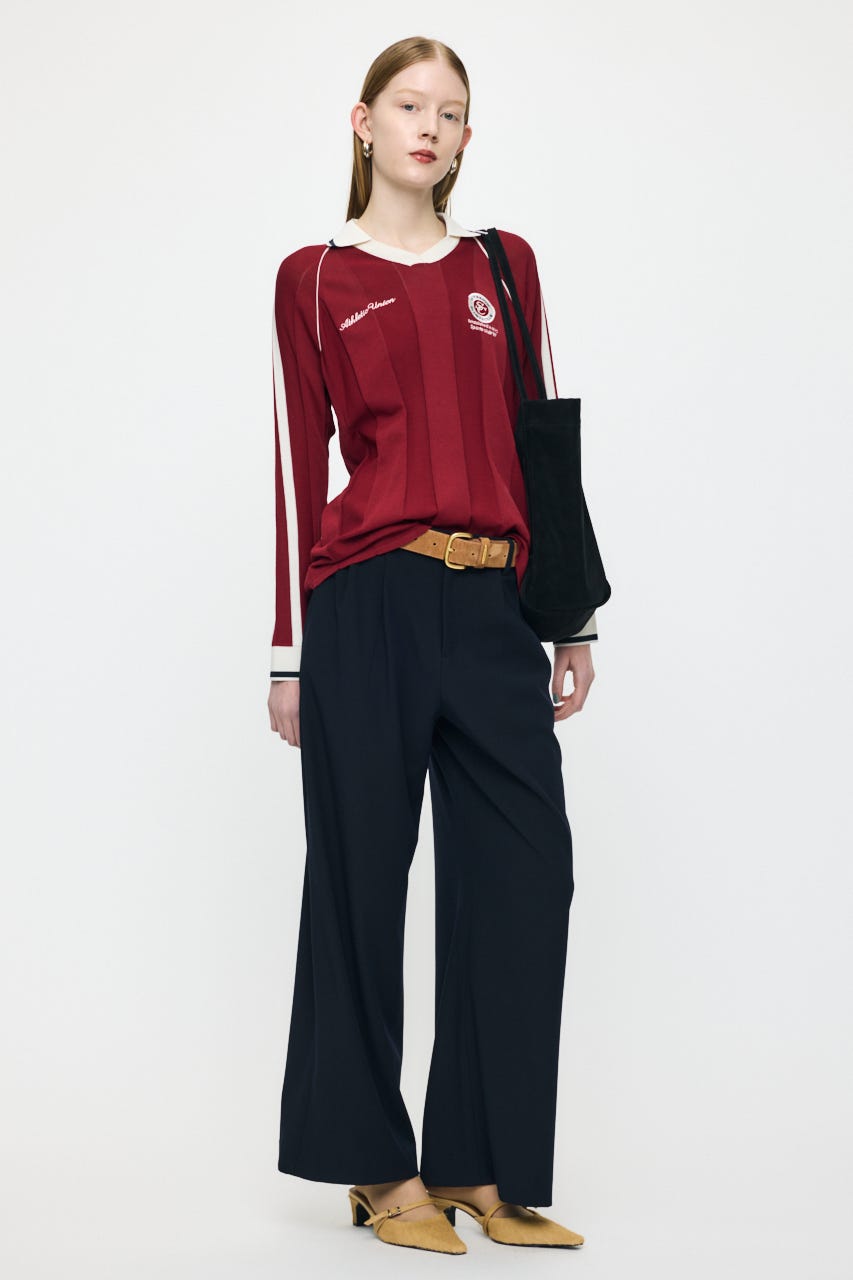 KNIT GAME シャツ D/RED FREE