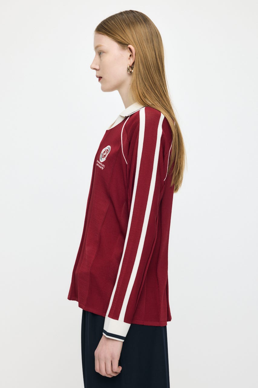 KNIT GAME シャツ D/RED FREE