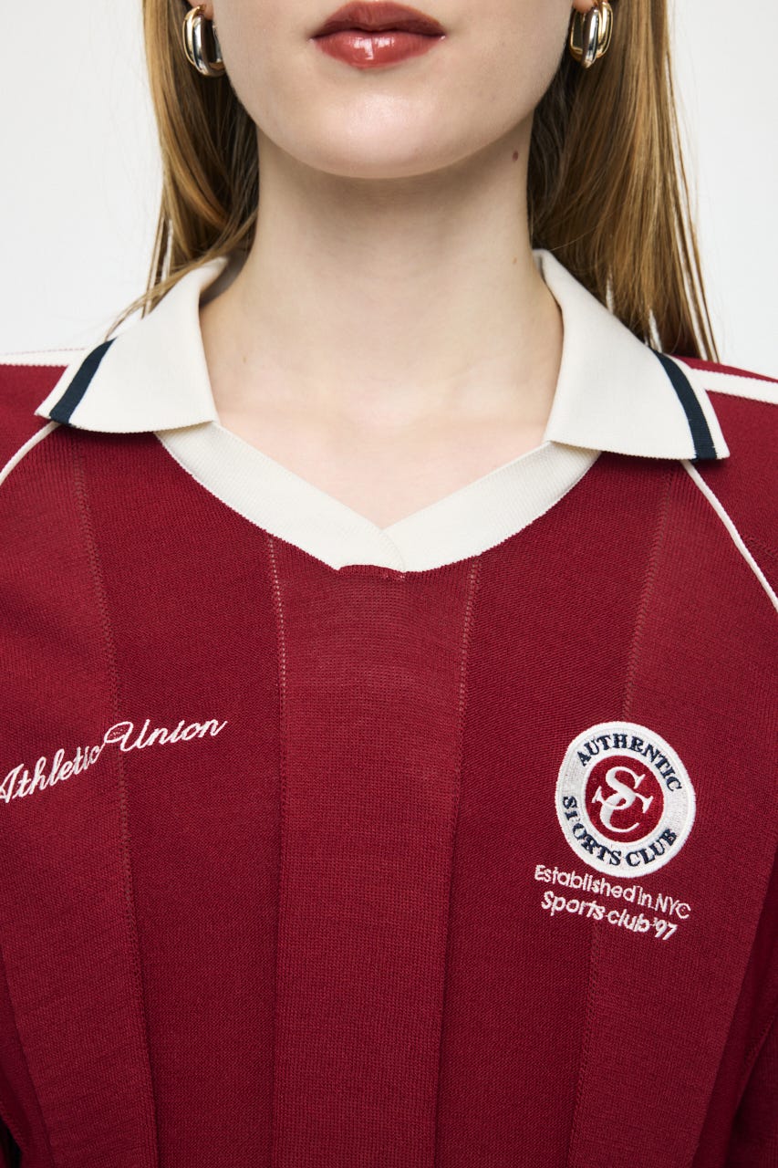 KNIT GAME シャツ D/RED FREE