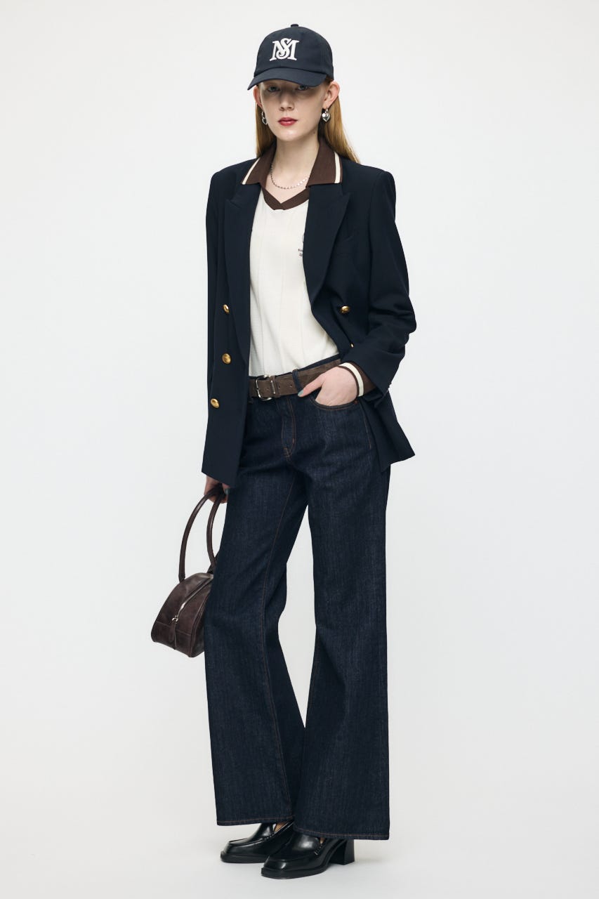 KNIT GAME シャツ IVOY FREE