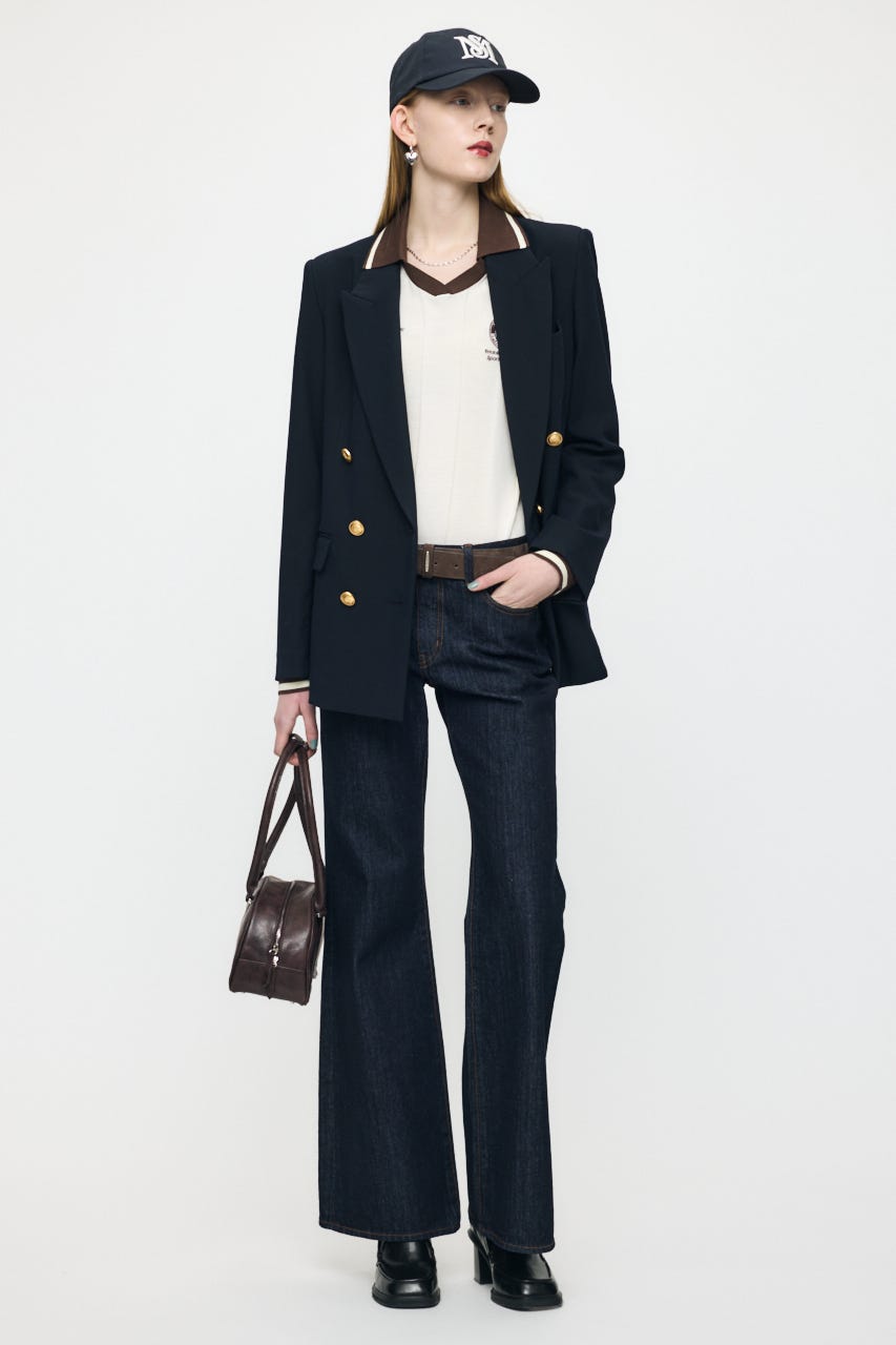 KNIT GAME シャツ IVOY FREE