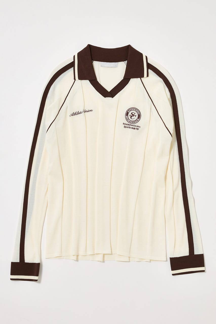 KNIT GAME シャツ IVOY FREE