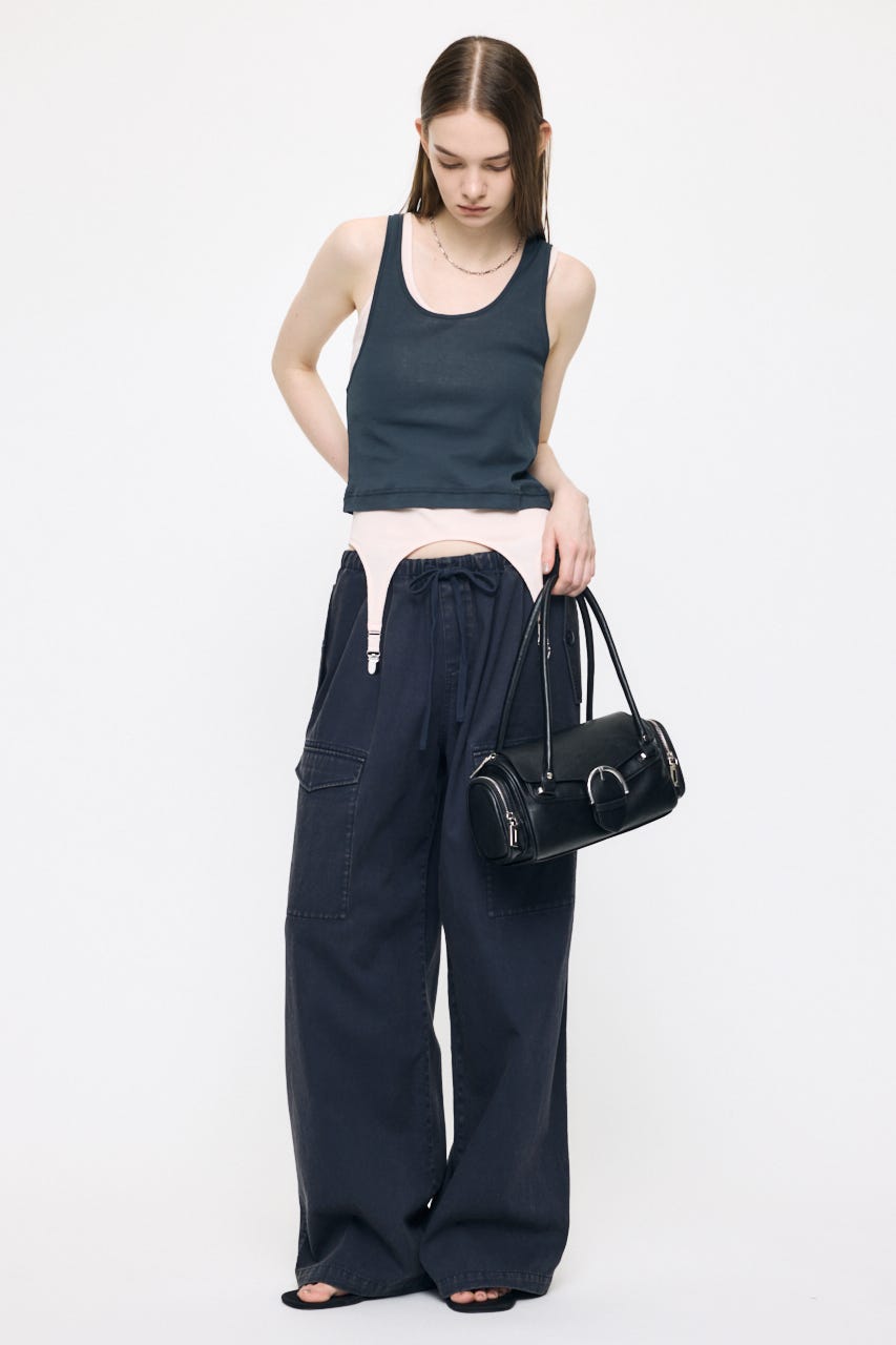 LAYER TANK トップス C.GRY FREE