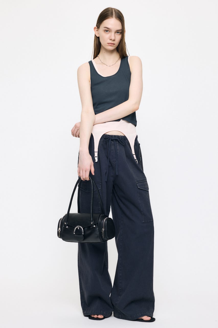 LAYER TANK トップス C.GRY FREE