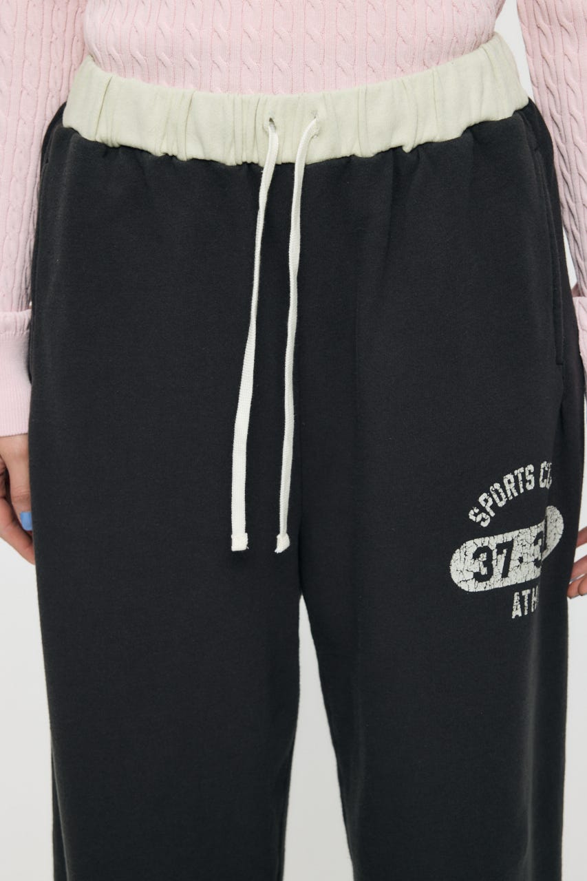 VERSITY LOGO SWEAT パンツ L/BLK 2