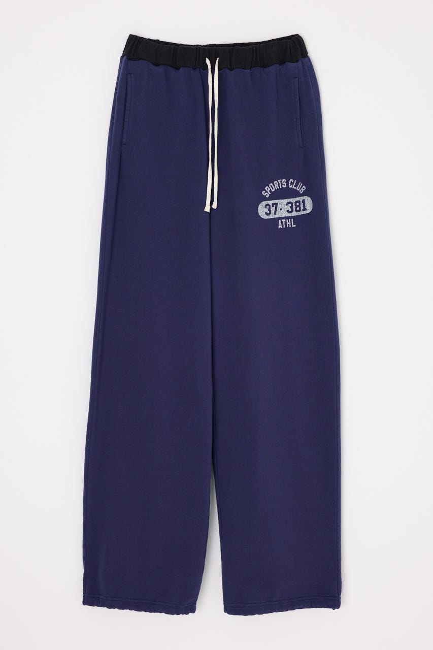 VERSITY LOGO SWEAT パンツ NVY 2