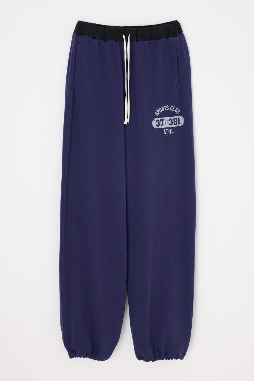 VERSITY LOGO SWEAT パンツ NVY 2