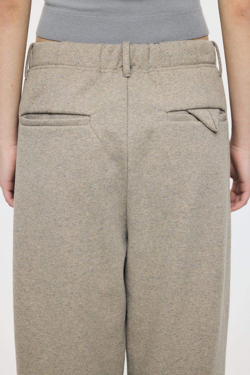 【SS先行アイテム】TUCK SWEAT パンツ BEG 1