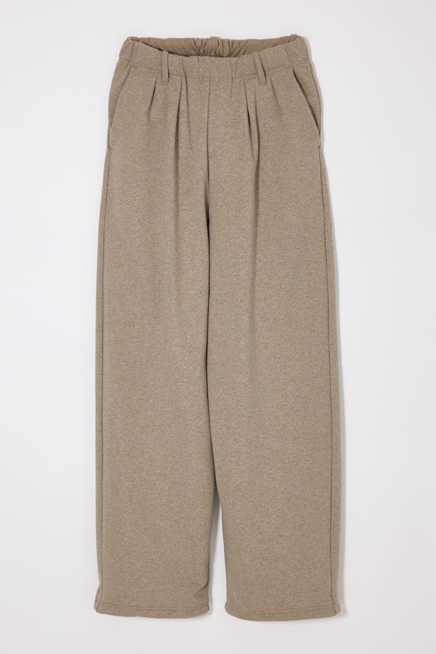 【SS先行アイテム】TUCK SWEAT パンツ BEG 1