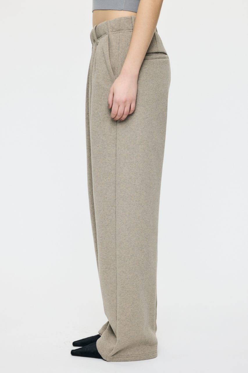 【SS先行アイテム】TUCK SWEAT パンツ BEG 1