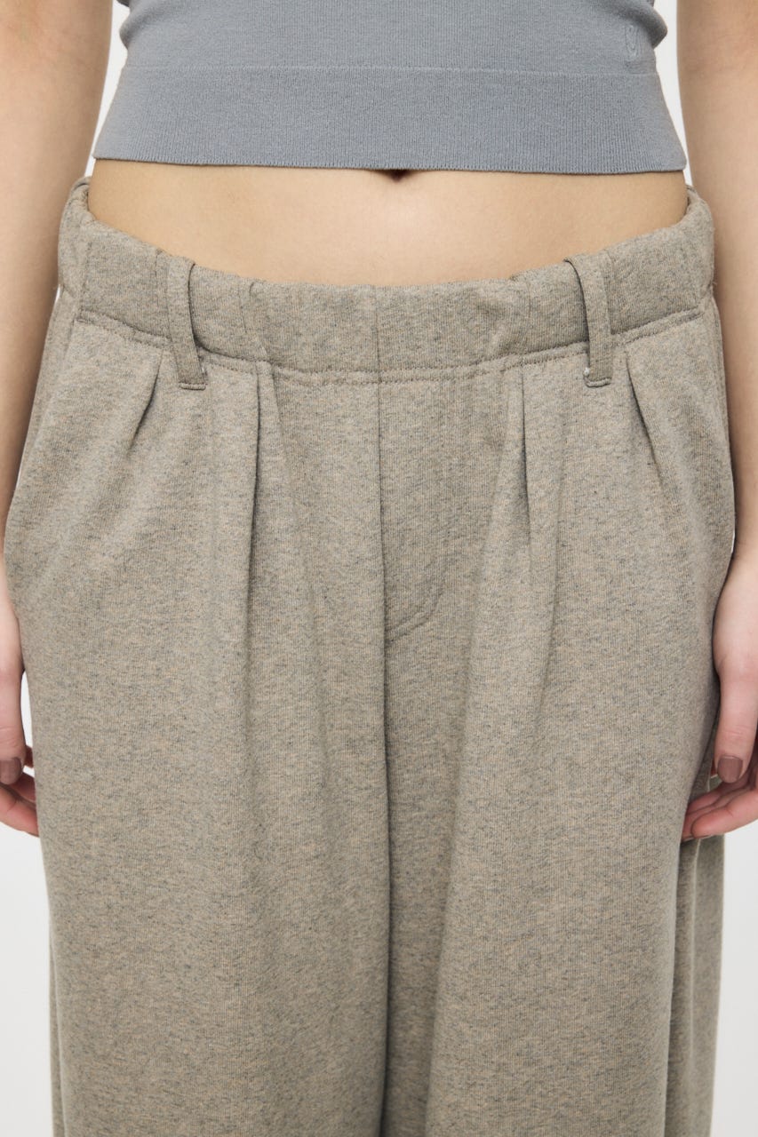 【SS先行アイテム】TUCK SWEAT パンツ BEG 1