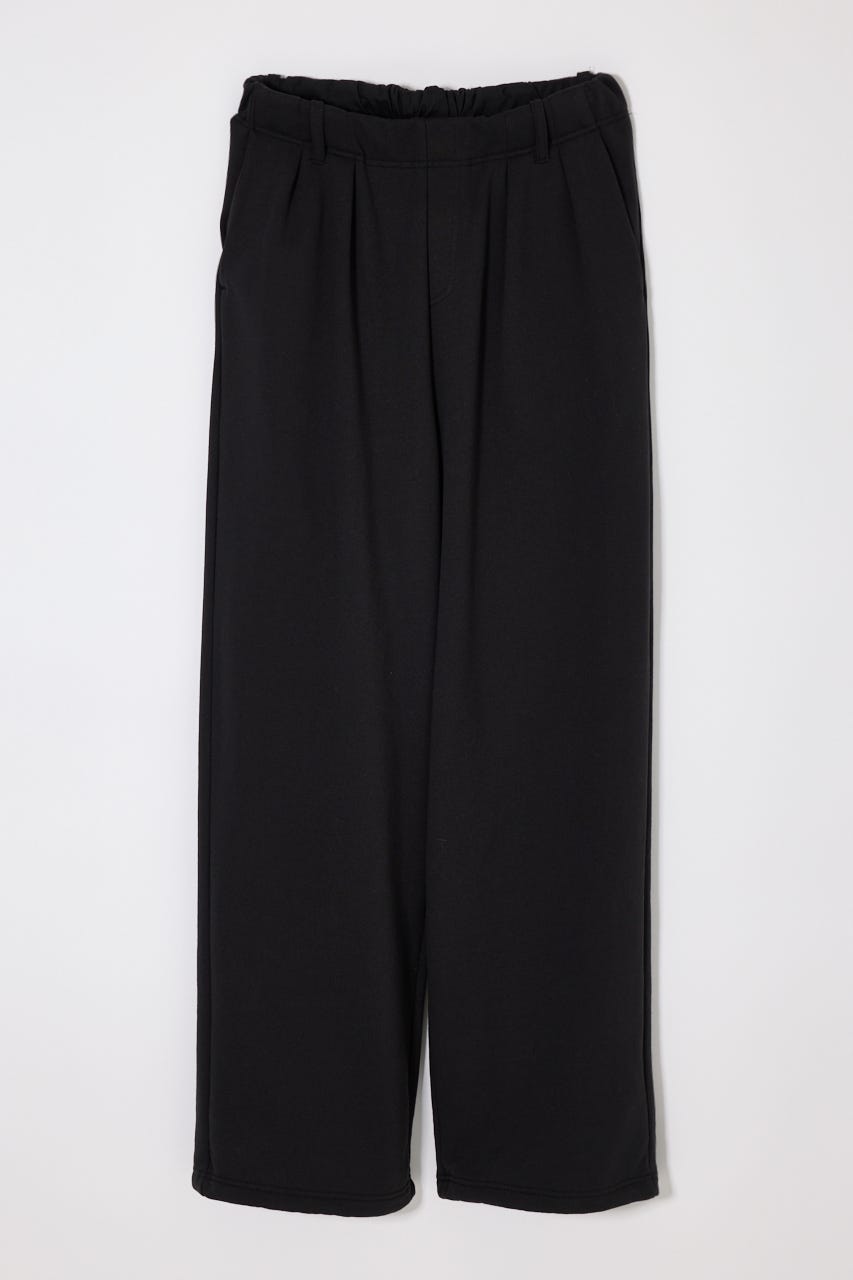 【SS先行アイテム】TUCK SWEAT パンツ L/BLK 2
