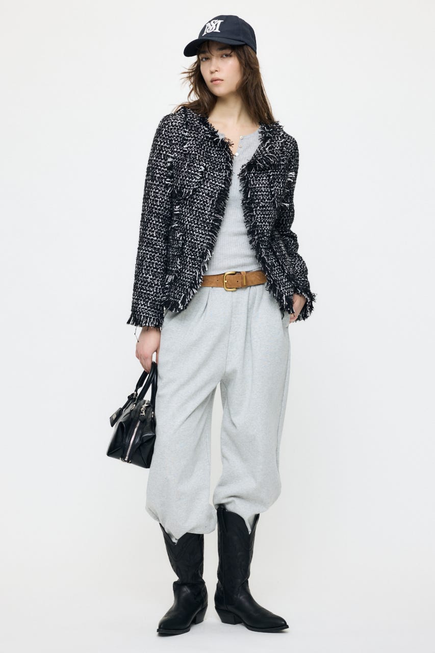 【SS先行アイテム】TUCK SWEAT パンツ T.GRY 2