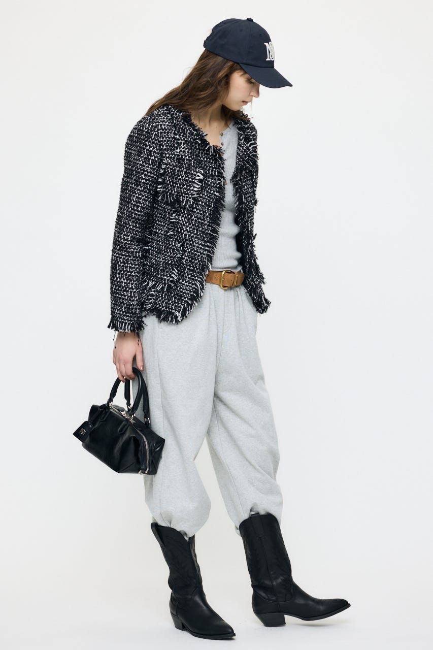 【SS先行アイテム】TUCK SWEAT パンツ T.GRY 2