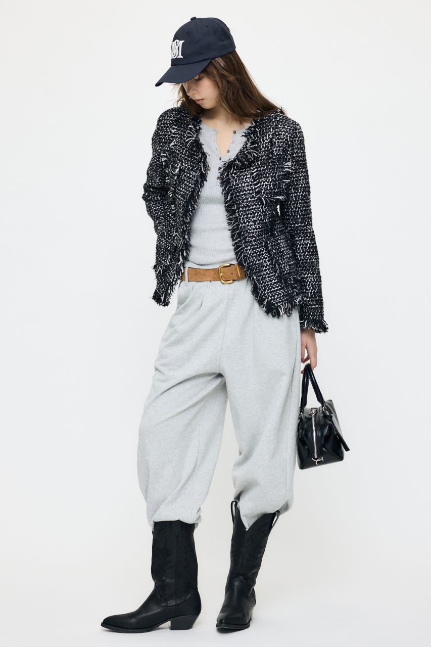 【SS先行アイテム】TUCK SWEAT パンツ T.GRY 2