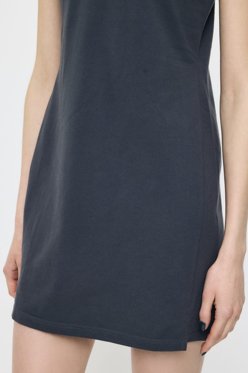 CONTRAST POLO ドレス GRY 2